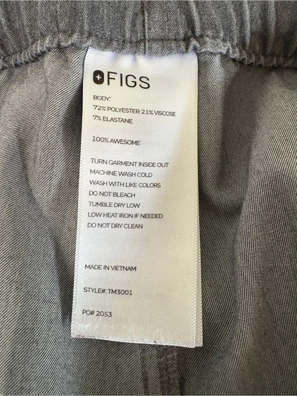 Men's Figs Gray Utility Scrub Pants - Lightweight Work Trousers